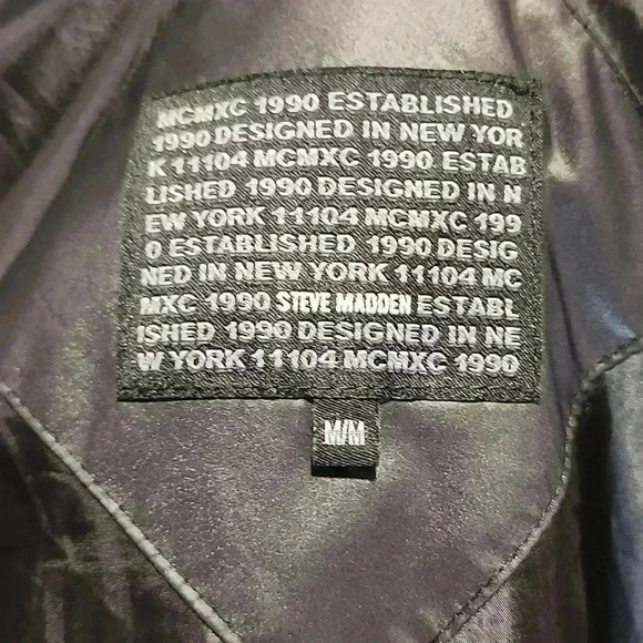 STEVE MADDEN | BLACK GLOSS PUFFER HOODED JACKET NWOT J126 - Picture 7 of 9